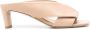 Del Carlo 55 mm Moor leren muiltjes Beige - Thumbnail 1
