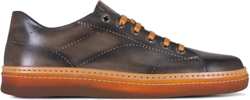 Di Bianco Leren sneakers Bruin