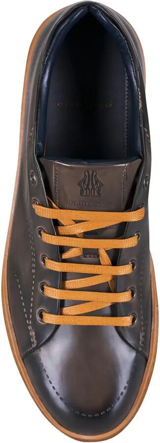 Di Bianco Leren sneakers Bruin - Foto 4
