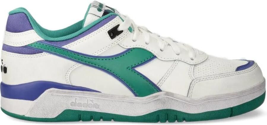 Diadora Athletic sneakers met vlakken Wit