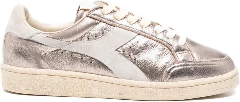 Diadora Broek met metallic-effect Roze