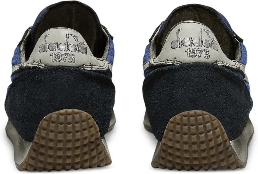 Diadora Equipe Dirty sneakers met geborduurd logo en vlakken Blauw - Foto 5