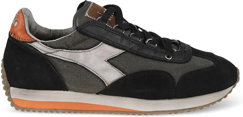 Diadora Equipe Dirty SW Evo sneakers met suède vlakken Zwart - Foto 3
