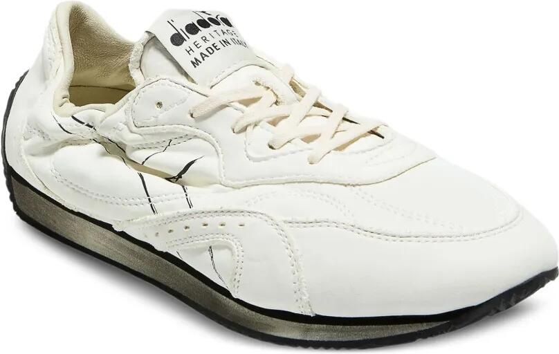 Diadora Equipe Revenge Etoile sneakers met gerafelde afwerking en vlakken Beige - Foto 3