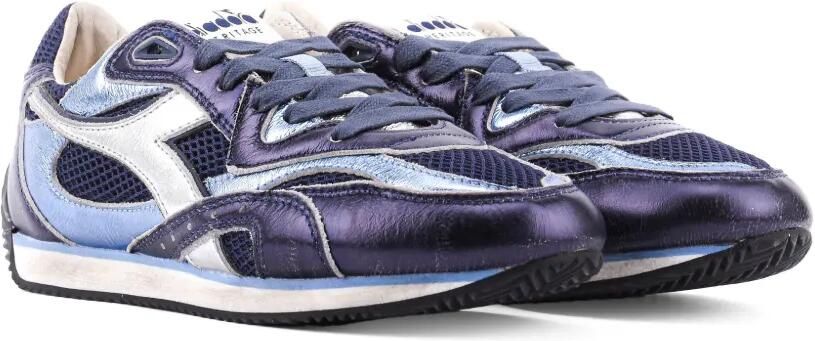 Diadora Equipe Revenge metallic leather sneakers Blauw - Foto 5