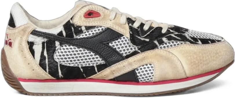 Diadora Equipe Revenge Totem sneakers met vlakken Beige