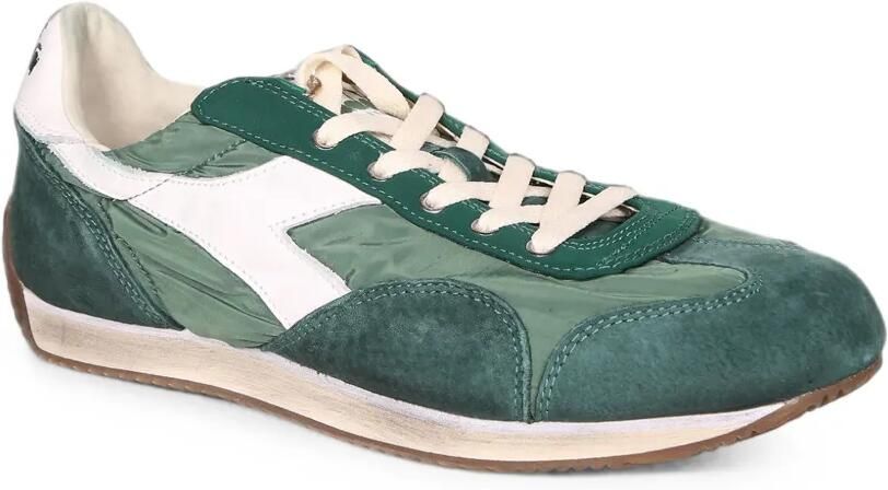 Diadora Equipe Vela SW sneakers met suède vlakken Groen