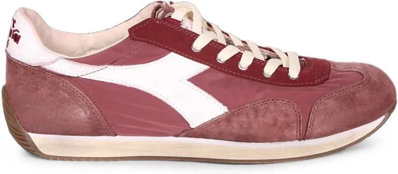 Diadora Equipe Vela SW sneakers met suède vlakken Rood