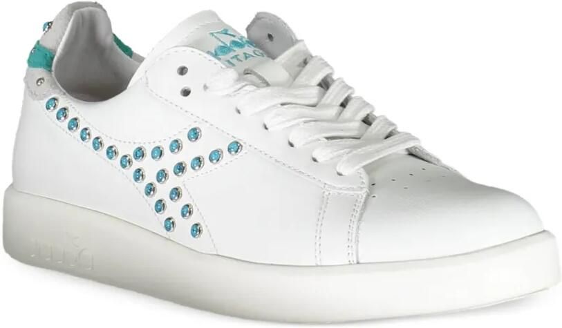 Diadora Geperforeerde sneakers verfraaid met studs Wit - Foto 3