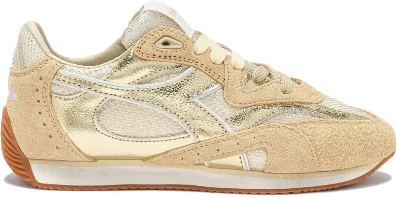 Diadora Heritage Equipe Revenge Iride sneakers met vlakken Goud
