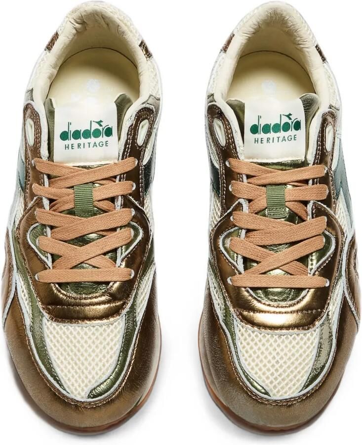 Diadora Heritage Equipe Revenge metallic sneakers Bruin - Foto 2