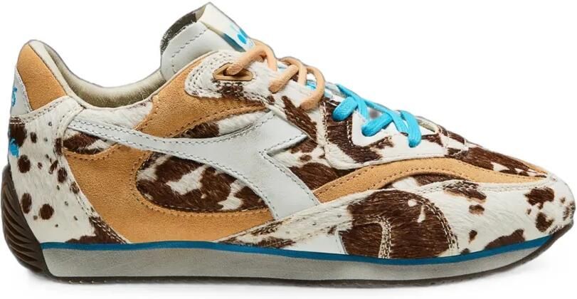 Diadora Heritage sneakers met koeien-print Bruin