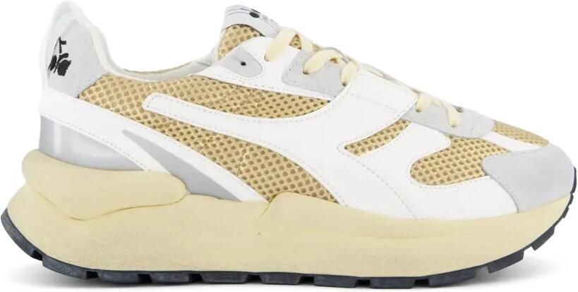 Diadora Mercury Elite low-top sneakers met mesh vlakken Beige