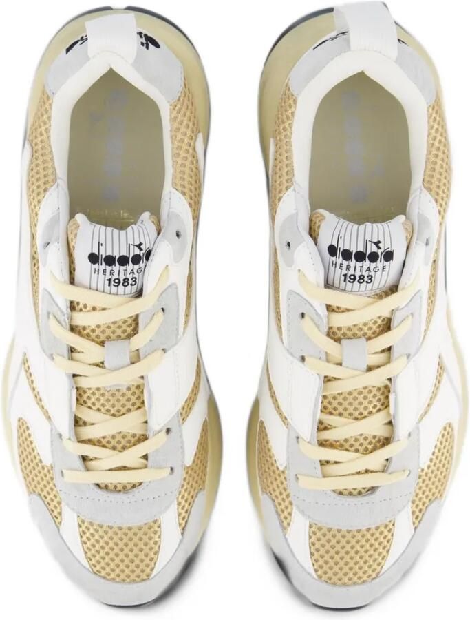Diadora Mercury Elite low-top sneakers met mesh vlakken Beige - Foto 3