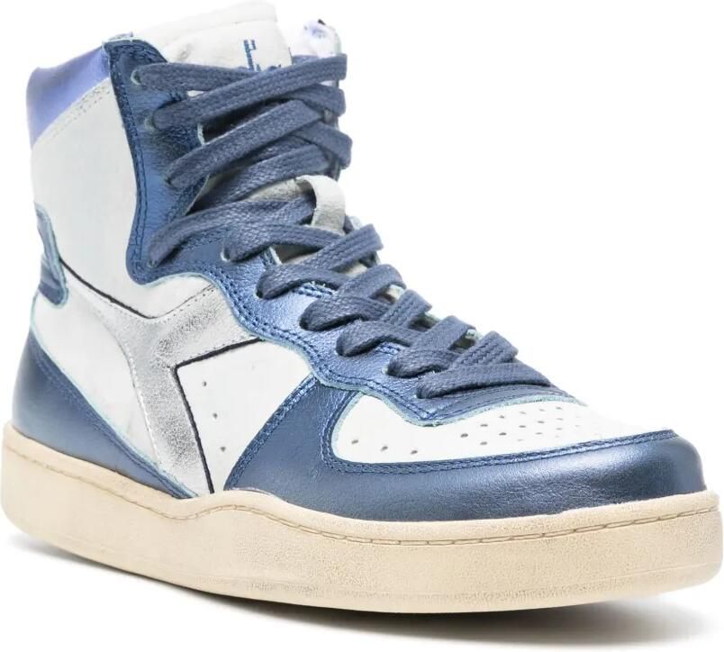 Diadora Mi Basket leren sneakers Blauw - Foto 2