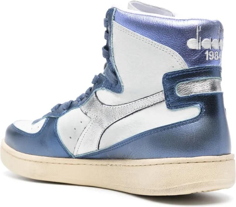 Diadora Mi Basket leren sneakers Blauw - Foto 3