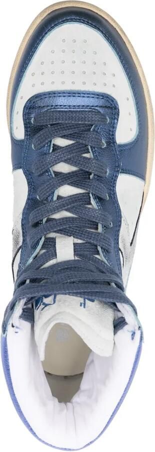 Diadora Mi Basket leren sneakers Blauw - Foto 4