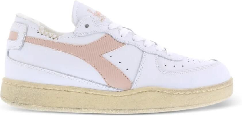 Diadora Mi Basket Low sneakers met veters Wit