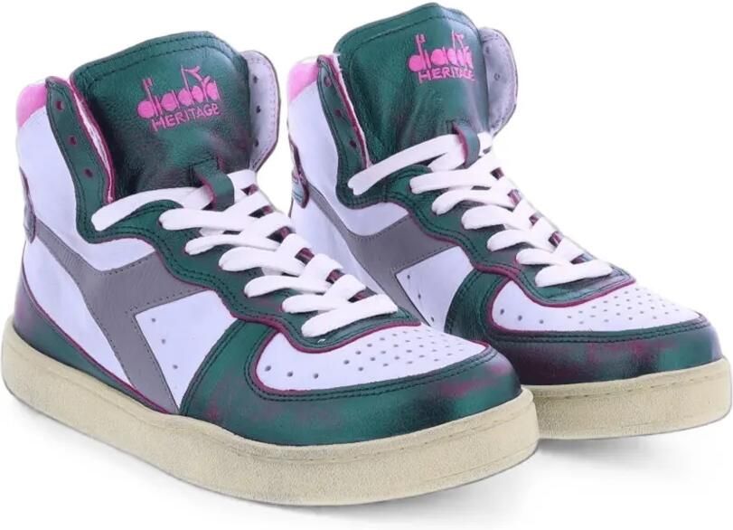 Diadora Mi Basket Metal Mix sneakers Wit - Foto 4