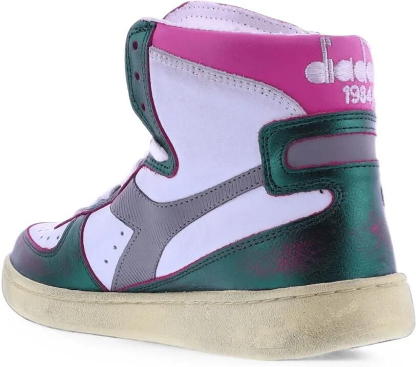 Diadora Mi Basket Metal Mix sneakers Wit - Foto 3