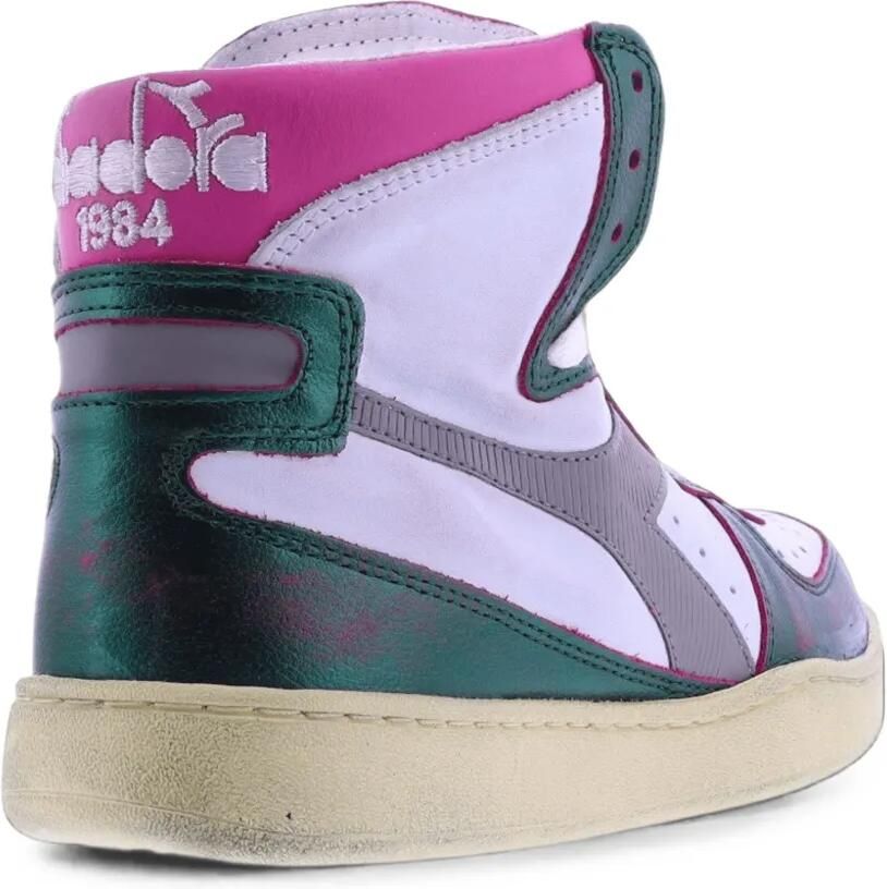 Diadora Mi Basket Metal Mix sneakers Wit - Foto 2