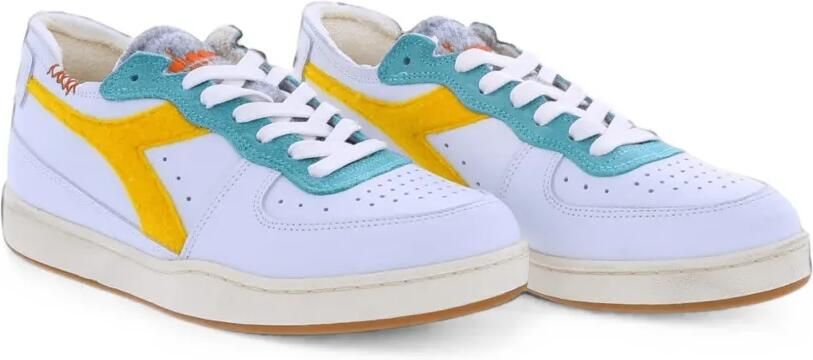 Diadora Mi Basket Row Cut sneakers Wit - Foto 4