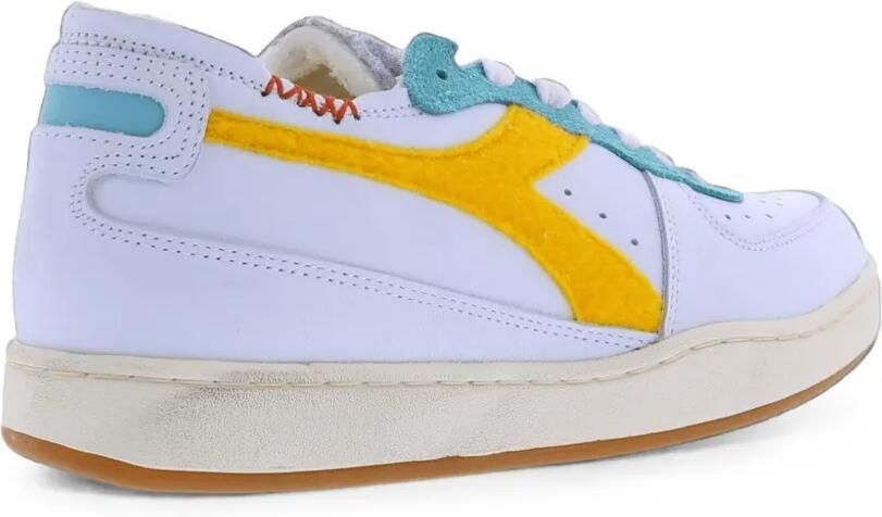 Diadora Mi Basket Row Cut sneakers Wit - Foto 2