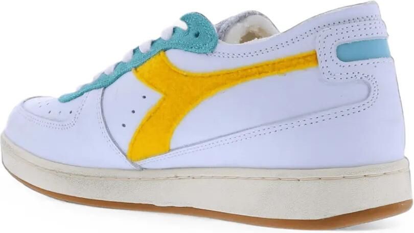 Diadora Mi Basket Row Cut sneakers Wit - Foto 3