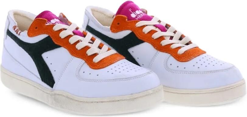 Diadora Mi Basket Row Cut sneakers Wit - Foto 4