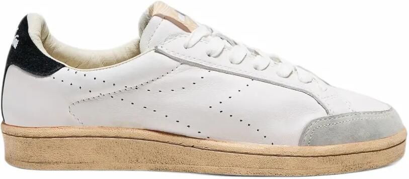 Diadora perforated panelled sneakers Wit