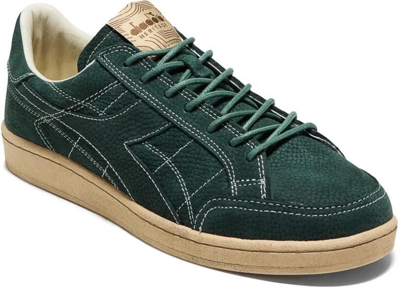 Diadora Prestige Seat leren sneakers Groen - Foto 4