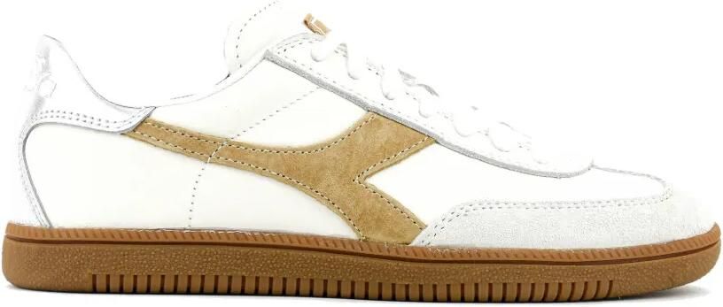 Diadora Sneakers met metallic-effect en suède afwerking Wit