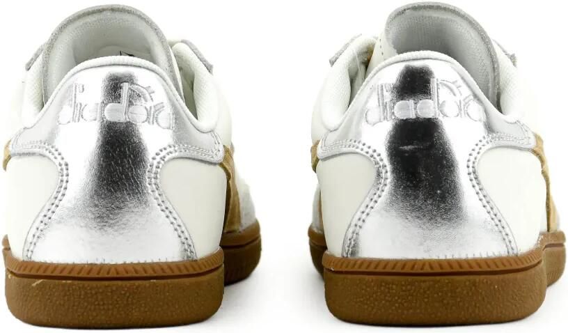 Diadora Sneakers met metallic-effect en suède afwerking Wit - Foto 3