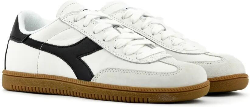 Diadora Sneakers met suède vlakken en gomzool Wit - Foto 5