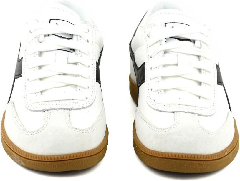 Diadora Sneakers met suède vlakken en gomzool Wit - Foto 3