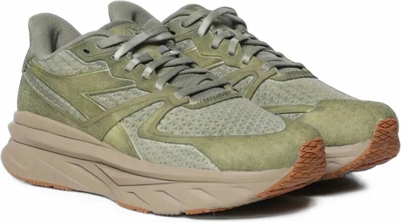 Diadora V7000 mesh sneakers met vlakken Groen - Foto 3