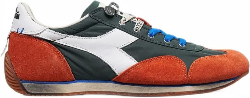 Diadora x JW Anderson suede-panelled sneakers Groen
