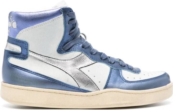 Diadora Mi Basket leren sneakers Blauw