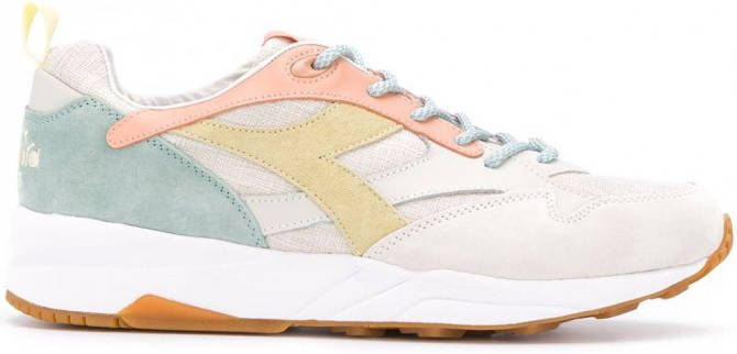 Diadora Sneakers met colourblocking Beige