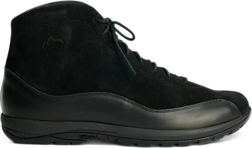 Diemme Bardolino Mid suede-panelled boots Zwart