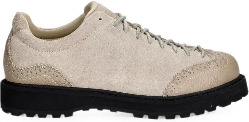 Diemme Derby schoenen met brogue detail vlakken Beige