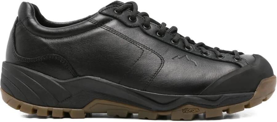 Diemme Leren sneakers met vlakken Zwart