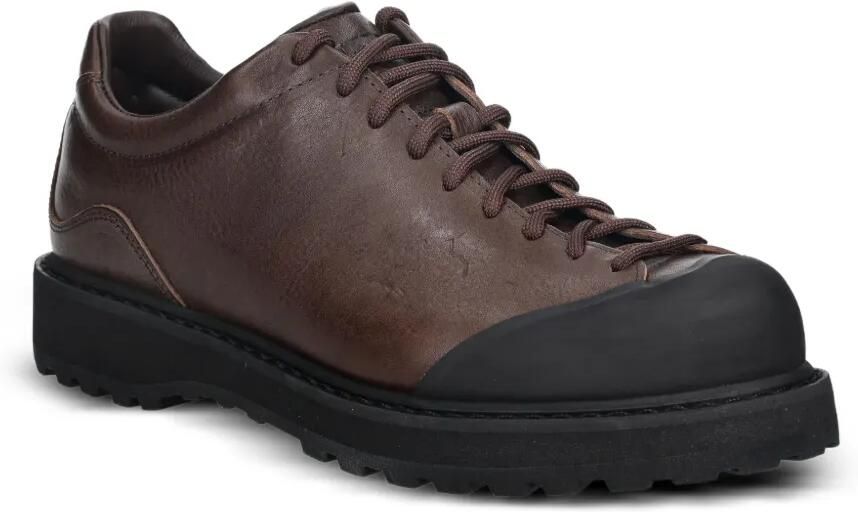Diemme Leren veterschoenen met vlakken Bruin - Foto 2