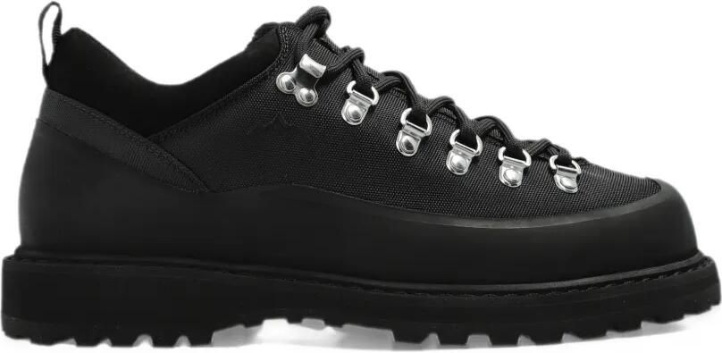 Diemme Roccia Basso round-toe low-top sneakers Zwart
