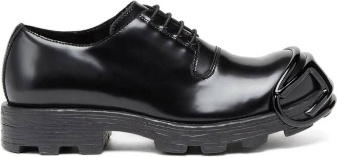 Diesel D-Hammer So D leren schoenen Zwart