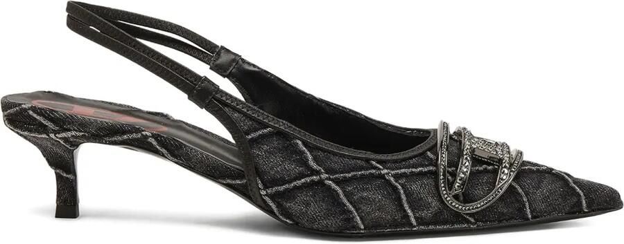 Diesel 40 mm D-Venus SB pumps met hak Zwart