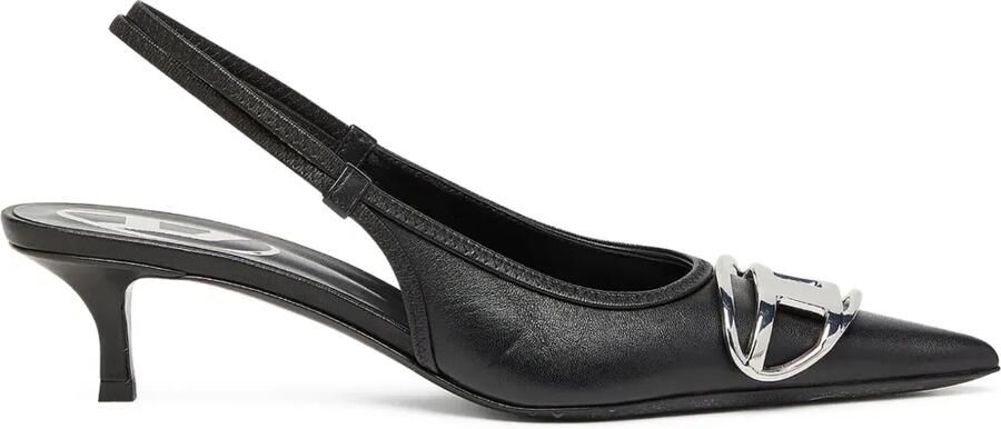 Diesel 40 mm D-Venus slingback pumps Zwart