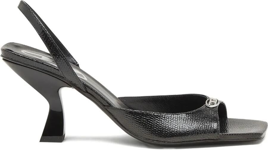 Diesel 75 mm D-Amber sandalen Zwart