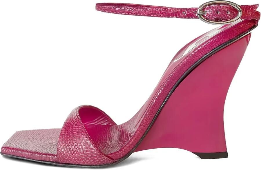 Diesel 90 mm D-Amber sandalen met sleehak Roze