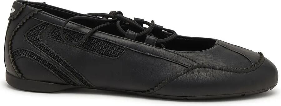 Diesel Ballerina's met veters Zwart